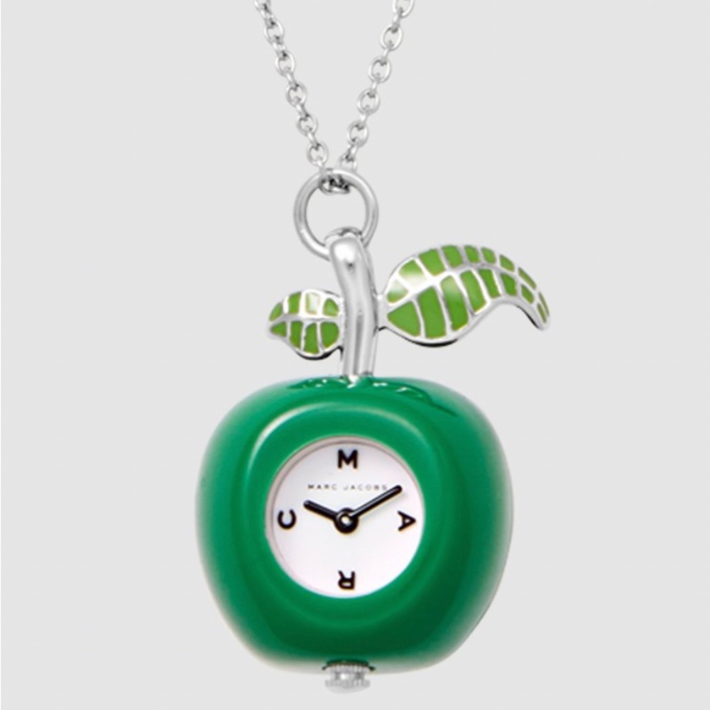 Baubles Marc Jacobs Green Apple Necklace